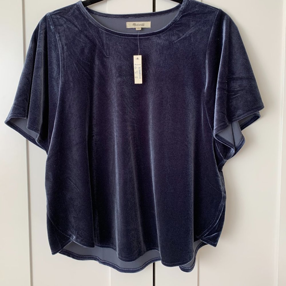 Madwell Velvet Butterfly Top